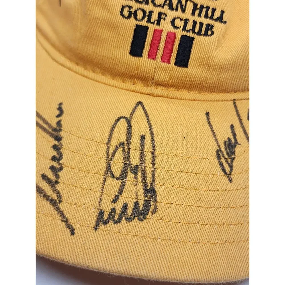 Pelican Hill Golf Club Snapback Hat Multi Signed Autographed Golf Cap